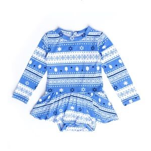 Like new! Little Bum Bums Bamboo/Viscose Love You a Latke dress -12/18 mo